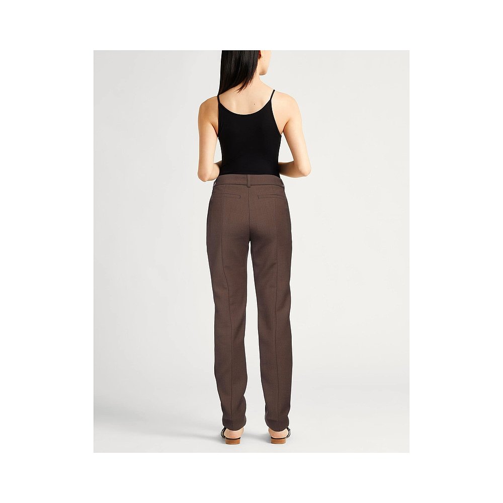 1h可退 潮奢 TOTÊME 女士 休闲长裤 brown棕色 舒适时尚 - 图1