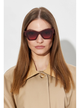 VERSACE 女士太阳镜 0VE4492U0551520 CO 酒红色 Sunglasses