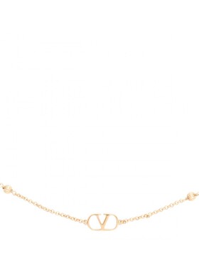 VALENTINO 女士项链 WJ0X74METL01 AW2025 金色 VLogo 项链