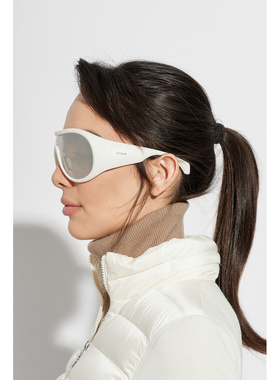 MONCLER 男士太阳镜 0ME8004050028V SS2026 白色 Cloche sunglas