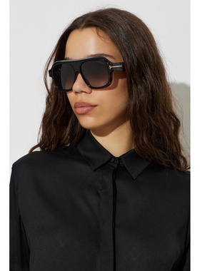 TOM FORD 女士太阳镜 FT132405652K CO 棕色 