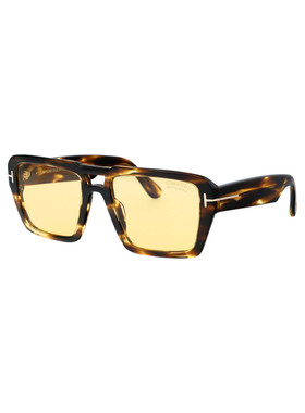 TOM FORD 男士太阳镜 FT115352E CO 黄色 徽标太阳镜