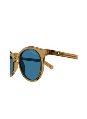 1h可退 MONTBLANC 男士太阳镜 MB0353S005 SS2025 蓝色 MB0353S