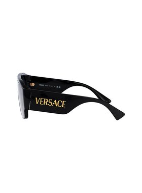 1h可退 潮奢 versace 范思哲 女士 黑色尼龙太阳眼镜 0VE4439GB18