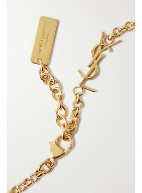 1h可退 潮奢 Saint Laurent 圣罗兰 女士 CASSANDRE 链式手链 757