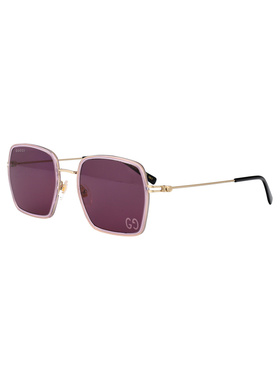 GUCCI 女士眼镜 GG1848S005 SS2025 棕色 全框太阳镜古驰