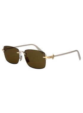 DIOR 男士太阳镜 DM40163UF2F0 SS2026 金色 CD DIA支付后1h可退