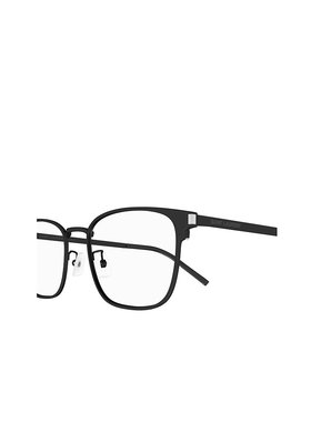 SAINT LAURENT 男士眼镜 SL631J001 CO 黑色 徽标平光镜