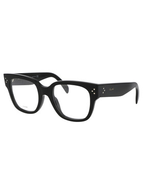 1h可退 CELINE 女士太阳镜 CL50066I001 CO 黑色 徽标方形框平光