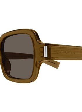 SAINT LAURENT 男士眼镜 SL720005 CO 绿色 徽标太阳镜