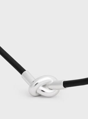 CELINE 男士项链 461OS3BLM38NS AW2025 黑色 结饰项链