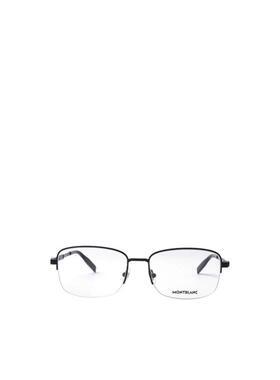 MONTBLANC 男士太阳镜 MB0028OMETAL004 AW2024 白色