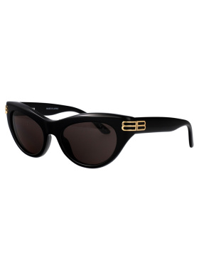 BALENCIAGA 女士太阳镜 BB0466S001 SS2026 黑色 猫眼框太阳镜