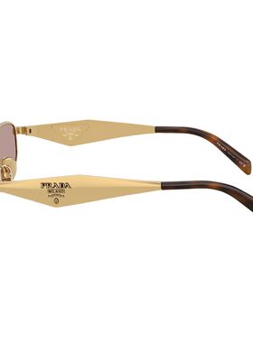 PRADA 男士太阳镜 0PRD51S5AK20I55 AW2026 金色