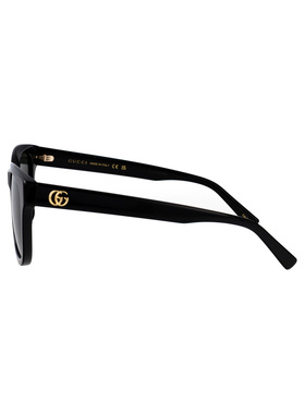 Gucci 古驰 女士 BLACK-BLACK-GREY 醋纤太阳眼镜 GG2126SK001