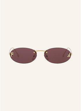 FENDI 女士太阳镜 100143128119503 CO 金色 Sunglasses FN000647