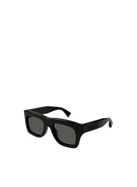 GUCCI 男士太阳镜 GG1811S001 AW2025 黑色 矩形太阳镜古驰