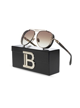 1h可退 BALMAIN 女士太阳镜 BPS125B6200 CO 金色