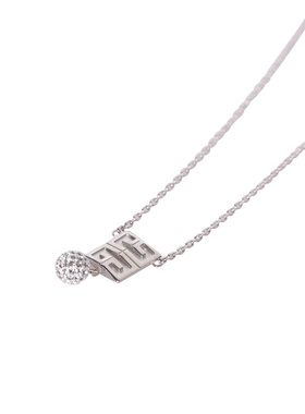 GIVENCHY 女士项链 BF00PKF05M040 SS2024 银色 4G 项链珍珠吊坠