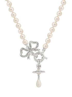 薇薇安 威斯特伍德Vivienne Westwood/西太后 女士银色蝴蝶结扣土