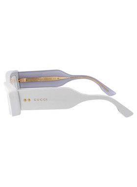 GUCCI 女士眼镜 GG1528S005 CO 白色 古驰几何框太阳镜