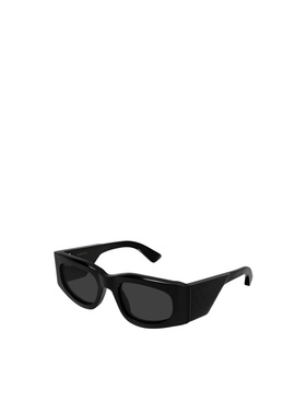 GUCCI 女士眼镜 GG1664S005 SS2026 黑色 几何框太阳镜