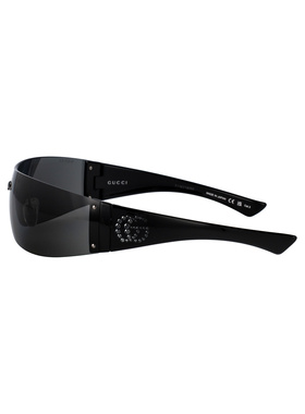 GUCCI 男士太阳镜 GG1958S001 AW2025 黑色 古驰太阳盾形眼镜