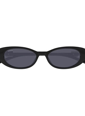 1h可退 GUCCI 女士眼镜 GG1680S001 AW2025 灰色 猫眼全框太阳镜