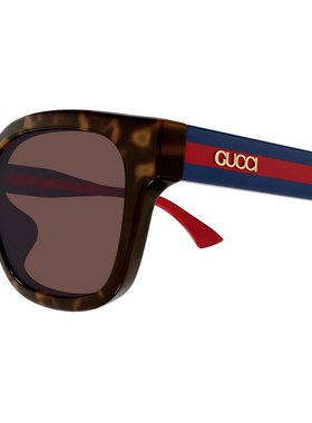 GUCCI 男士眼镜 GG1872SK002 SS2025 棕色 全框太阳镜古驰