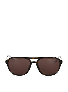 GUCCI 男士眼镜 A000P8J07402323 AW2026 花色 几何飞行员太阳镜