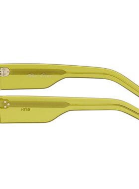 潮奢 rick owens 瑞克 欧文斯 男士 黄色 Gethshades 太阳镜 RG00