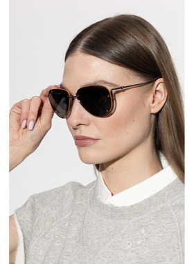 DIESEL 男士太阳镜 0DL1003010487 SS2026 金色 Sunglasses `0DL1