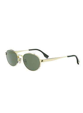 FENDI 男士眼镜 FE40180U30N AW2025 绿色太阳镜