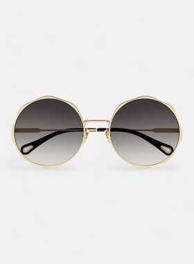 CHLOÉ 女士太阳镜 CH0184S001001 SS2023 金色 CHLOÉ glasses