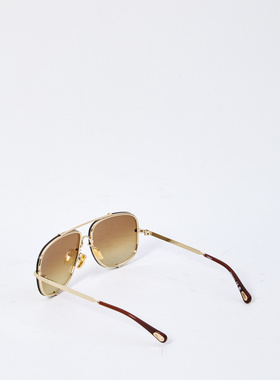 CHLOÉ 女士太阳镜 CH0348S003 CO 金色 Sunglasses