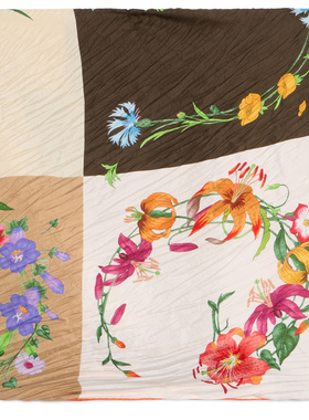 GUCCI 女士围巾 8684713G0092579 CO 花色 Printed silk shawl