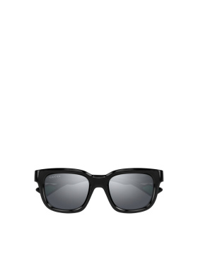 GUCCI 男士太阳镜 GG1621S001 AW2024 黑色 几何框古驰太阳眼镜