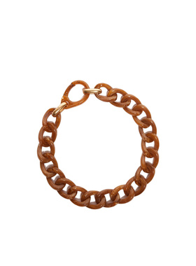 1h可退 MAX MARA 女士项链 9751034106002 SS2024 黄色配饰颈链