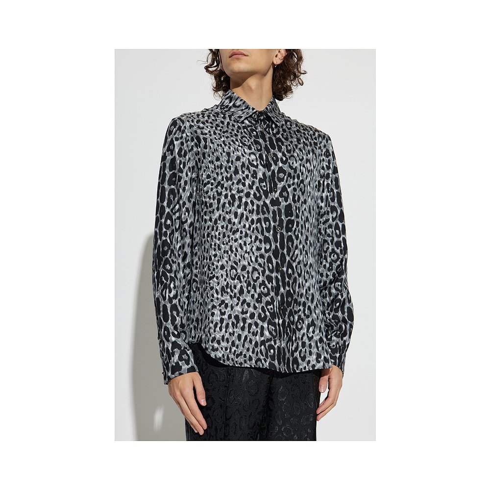 1h可退 VERSACE 男士衬衫 10198861A158535E050 AW2025 灰色 - 图1