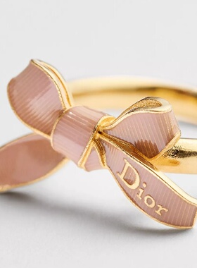 1h可退 奢淘 Dior 蝴蝶结戒指 女 R3085WOMLQ