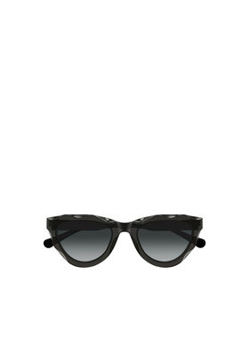 1h可退 CHLOÉ 女士太阳镜 CH0294S001 SS2025 黑色 猫眼太阳镜