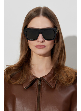 BALMAIN 女士太阳镜 BPS199A5600 CO 黑色 ‘B-scene’ sunglasse