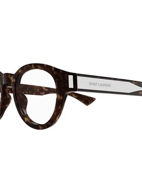 SAINT LAURENT 男士眼镜 SL792002 SS2025 红色 字母细节光学镜架