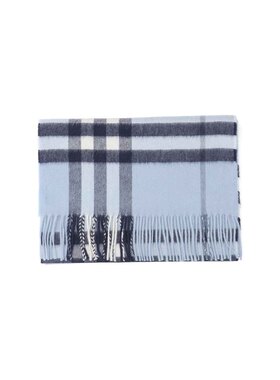 香港直邮BURBERRY 女士围巾 8112636 AW2025 蓝色【付后1h可退】