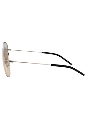 SAINT LAURENT 男士太阳镜 CLASSIC11071 SS2025 银色