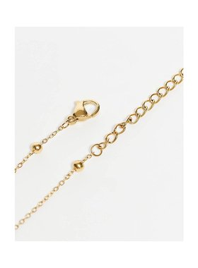 1h可退 潮奢 ASOS 女士 horse-shoe 设计防水不锈钢多排色调吊坠(