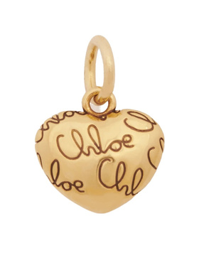 CHLOÉ 女士项链 CH25UK131CB79DA AW2025 金色 字母心形标志吊饰