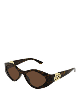 GUCCI 女士眼镜 GG2121S003 SS2026 花色 几何太阳镜