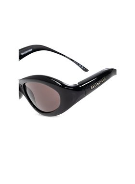 BALENCIAGA 女士太阳镜 812610T00071000 SS2025 黑色巴黎世家