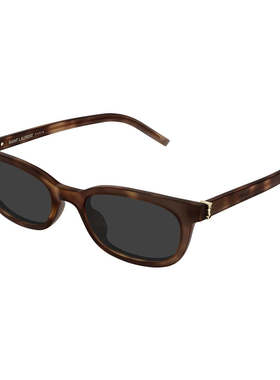 SAINT LAURENT 男士眼镜 SLM160F003 SS2026 褐色 全框太阳镜